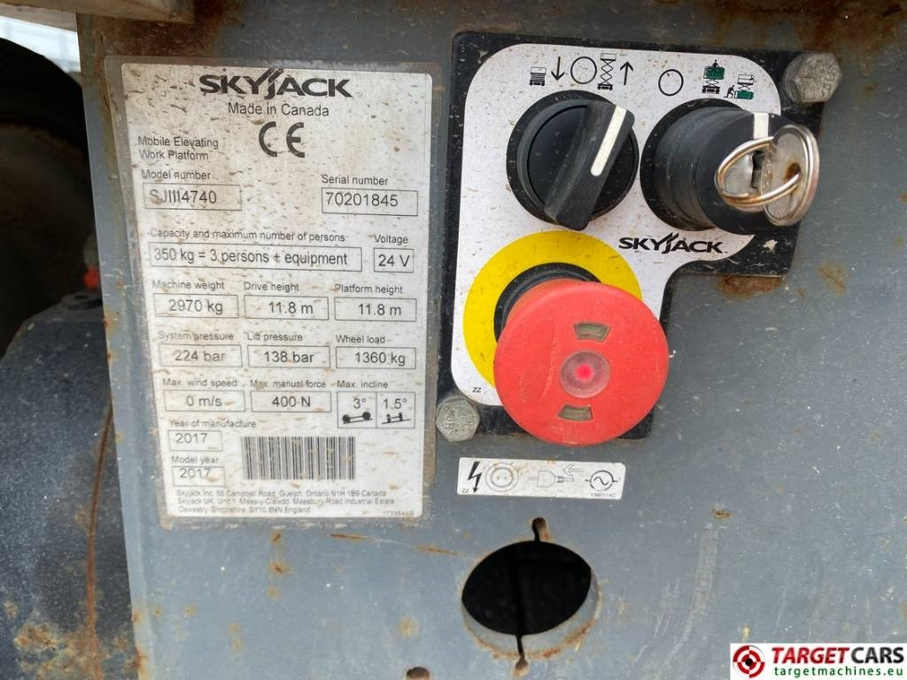 Lift u obliku makaza SkyJack SJIII-4740 Electric Scissor Work Lift 1380cm: slika 10 Lift u obliku makaza SkyJack SJIII-4740 Electric Scissor Work Lift 1380cm: slika 10