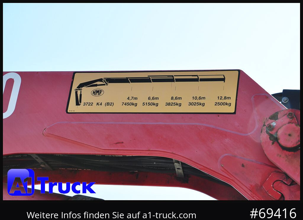 IVECO 420 6x4, HMF3722 Jib Funk Seilwinde, - Kamion sa dizalicom: slika 3 IVECO 420 6x4, HMF3722 Jib Funk Seilwinde, - Kamion sa dizalicom: slika 3