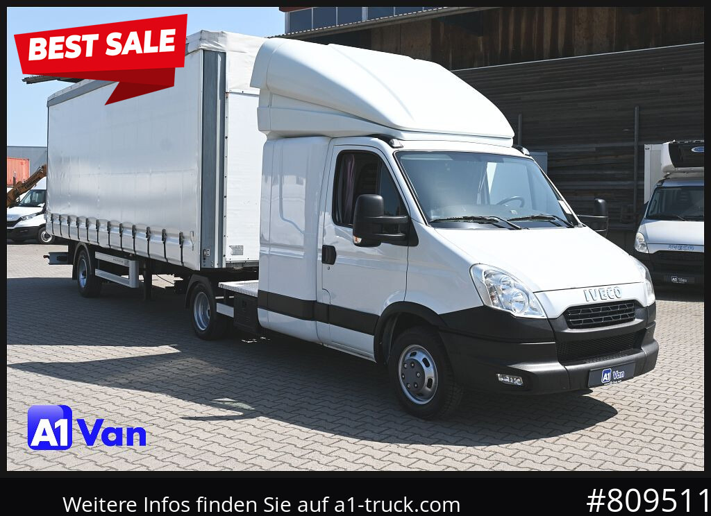 IVECO Daily 50C17 SZM, Klima, Tempomat, Schlafplatz - Dostavno vozilo sa ceradom: slika 1 IVECO Daily 50C17 SZM, Klima, Tempomat, Schlafplatz - Dostavno vozilo sa ceradom: slika 1