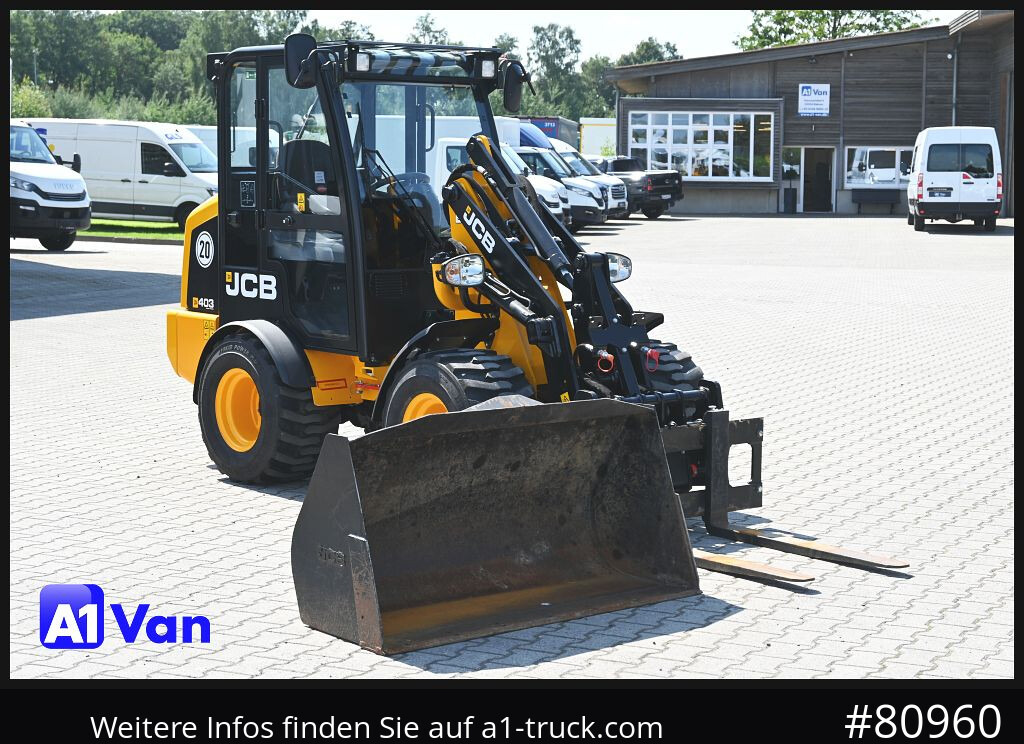 JCB JCB 403 SP Radlader, Palletengabel, Kabine, Zusatzhydraulik - Utovarivač točkaš: slika 1 JCB JCB 403 SP Radlader, Palletengabel, Kabine, Zusatzhydraulik - Utovarivač točkaš: slika 1