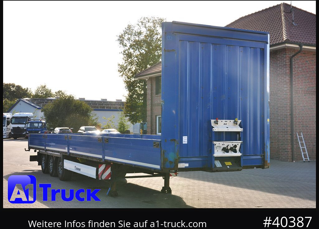 KRONE Mega, Pritsche, 1 Vorbesitzer, TÜV 01-2026, Staplerhalterung - Plato poluprikolica: slika 1 KRONE Mega, Pritsche, 1 Vorbesitzer, TÜV 01-2026, Staplerhalterung - Plato poluprikolica: slika 1