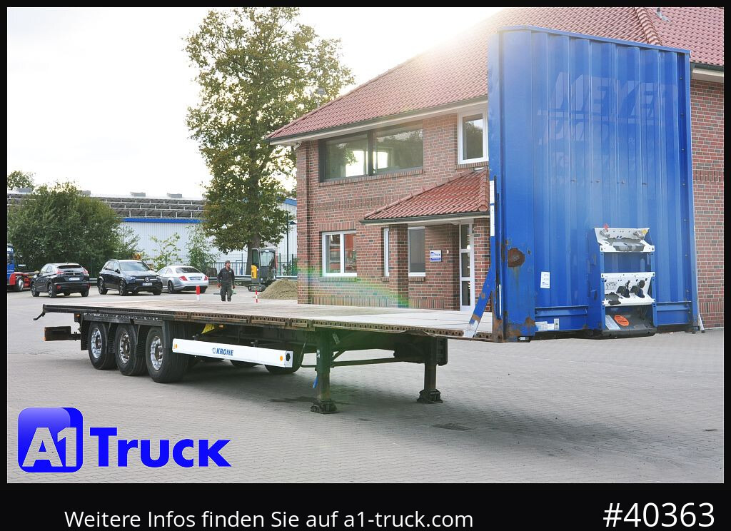 KRONE Megatrailer, Plateau, Liftachse, Staplerhalterung, - Plato poluprikolica: slika 1 KRONE Megatrailer, Plateau, Liftachse, Staplerhalterung, - Plato poluprikolica: slika 1