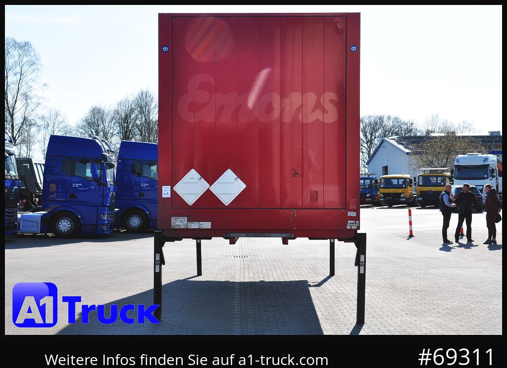 KRONE WB BDF 7,45 Koffer, 2770mm innen, beschädigt - Promenjivo telo - sanduk: slika 2 KRONE WB BDF 7,45 Koffer, 2770mm innen, beschädigt - Promenjivo telo - sanduk: slika 2