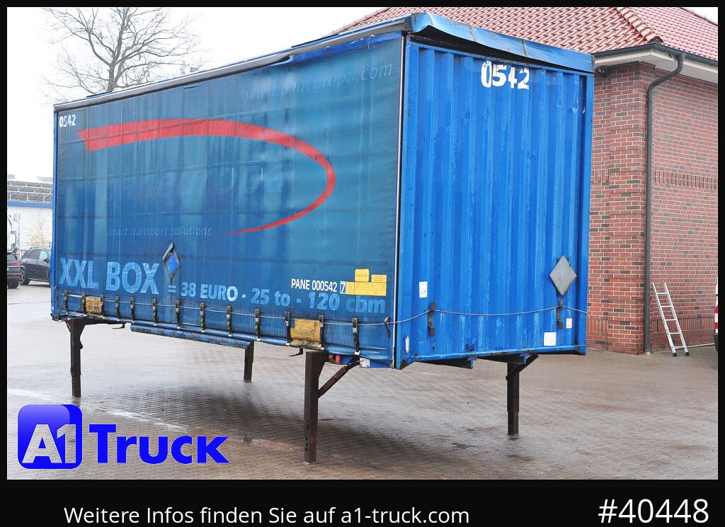 KRONE Wechselbrücke Jumbo BDF 7,82 - Promenjivo telo sa ceradom: slika 1 KRONE Wechselbrücke Jumbo BDF 7,82 - Promenjivo telo sa ceradom: slika 1