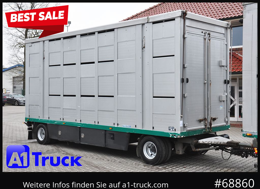 MENKE Menke-Janzen 3 Stock, Hubdach, durchlader, - Prikolica za prevoz stoke: slika 1 MENKE Menke-Janzen 3 Stock, Hubdach, durchlader, - Prikolica za prevoz stoke: slika 1