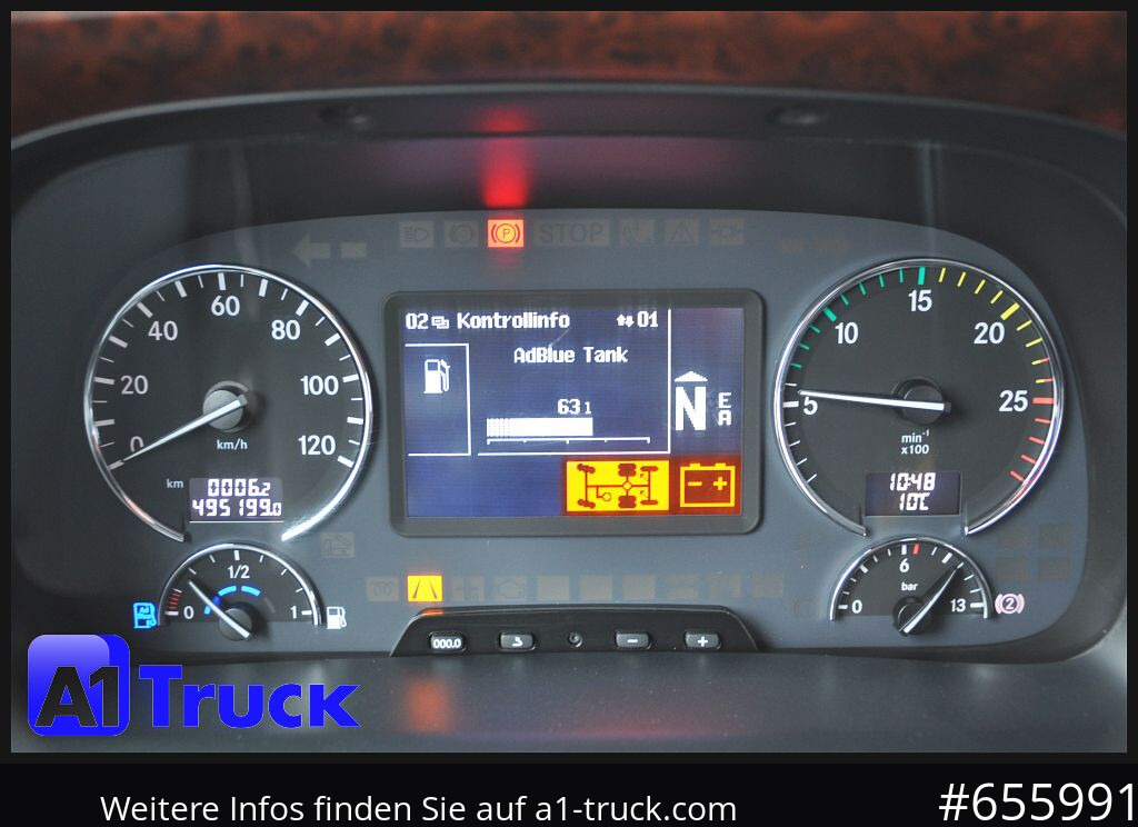 Kamion sa tovarnim sandukom, Kamion sa dizalicom MERCEDES-BENZ Actros 2546 MP 3, HIAB Kran, Lift-Lenkachse,: slika 6