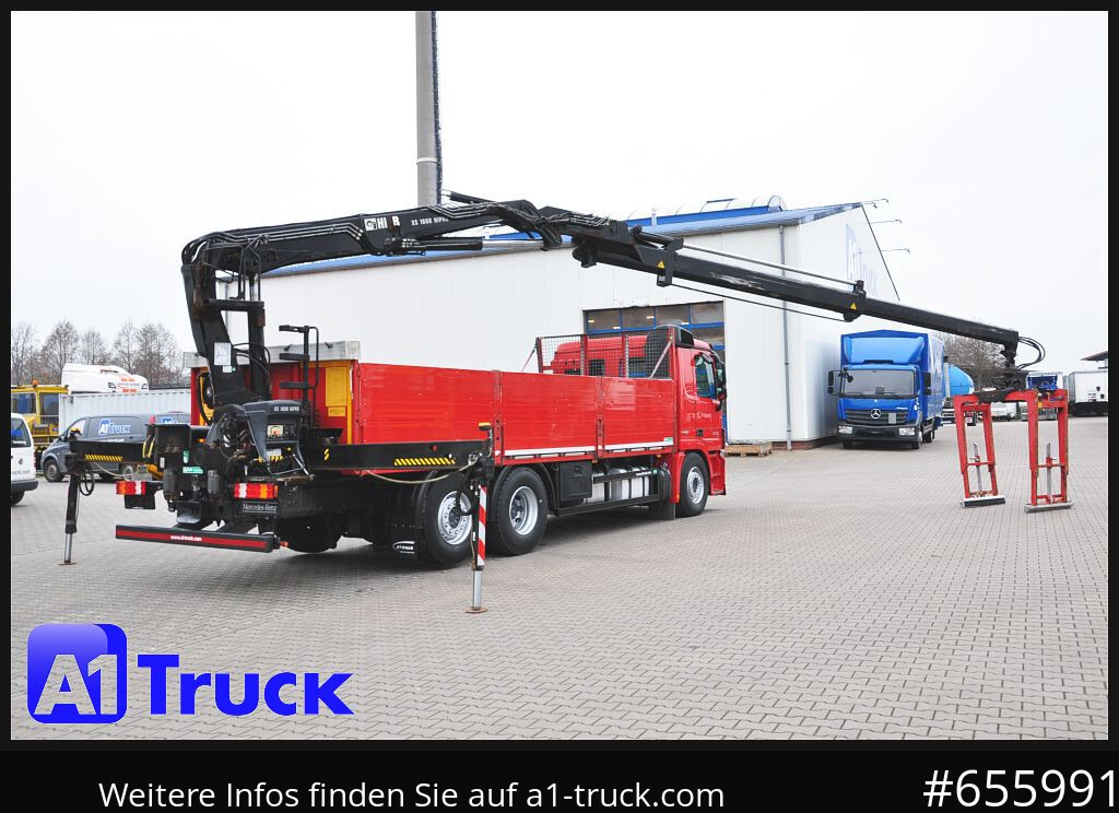 Kamion sa tovarnim sandukom, Kamion sa dizalicom MERCEDES-BENZ Actros 2546 MP 3, HIAB Kran, Lift-Lenkachse,: slika 8