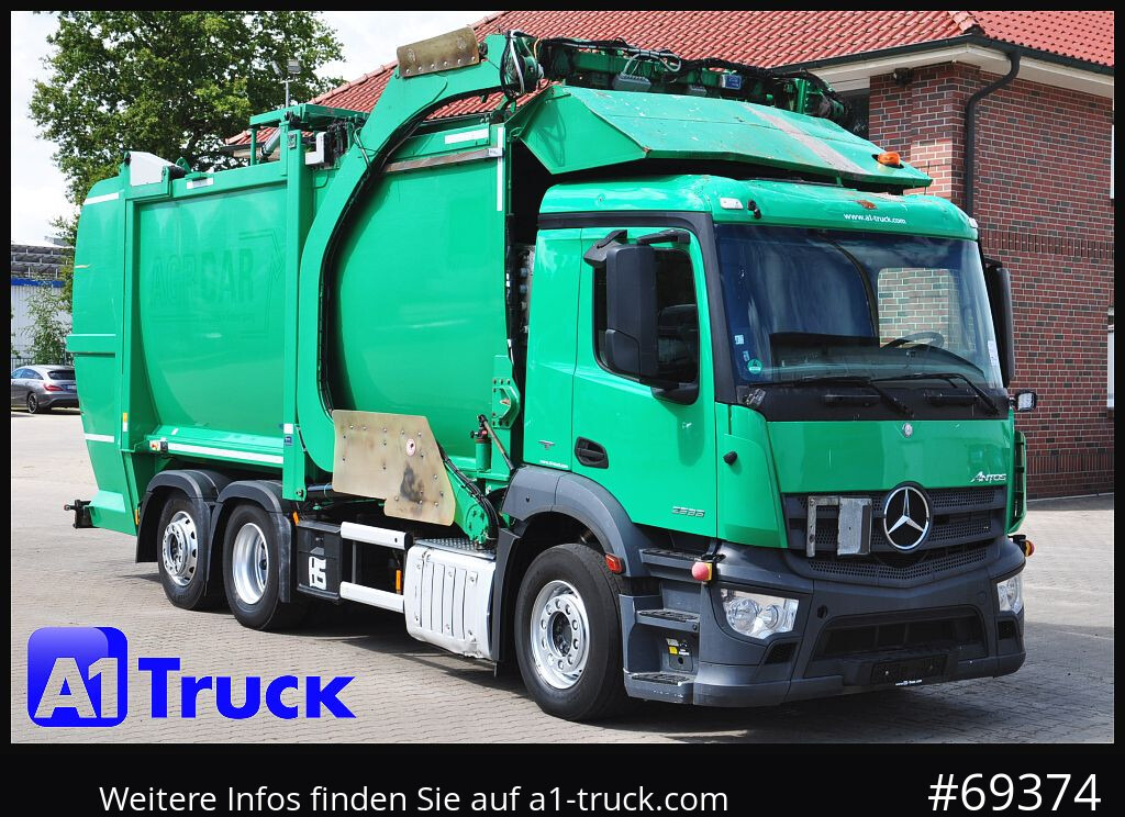 MERCEDES-BENZ Antos 2533, HS Millenium XXL37 Überkopflader, - Kamion za smeće: slika 1 MERCEDES-BENZ Antos 2533, HS Millenium XXL37 Überkopflader, - Kamion za smeće: slika 1