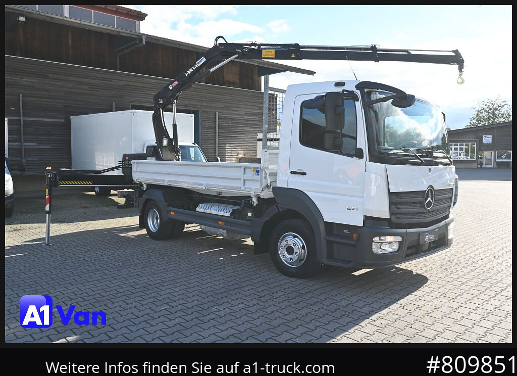 MERCEDES-BENZ Atego 816 Kipper Kran, Hiab, AHK, Klima - Dostavno vozilo kiper: slika 1 MERCEDES-BENZ Atego 816 Kipper Kran, Hiab, AHK, Klima - Dostavno vozilo kiper: slika 1