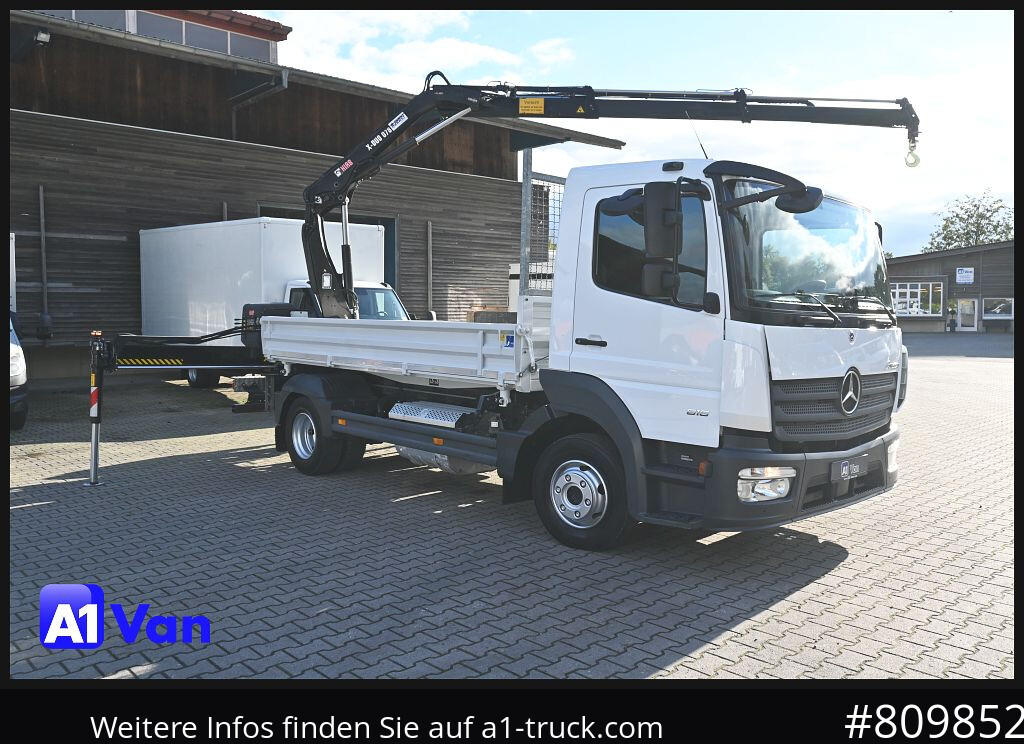 MERCEDES-BENZ Atego 816 Kipper Kran, Hiab, AHK, Klima - Istovarivač: slika 1 MERCEDES-BENZ Atego 816 Kipper Kran, Hiab, AHK, Klima - Istovarivač: slika 1