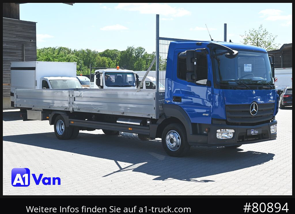 MERCEDES-BENZ Atego 816 Pritsche, 7 Meter lang , Automatik - Dostavno vozilo s ravnom platformom: slika 1 MERCEDES-BENZ Atego 816 Pritsche, 7 Meter lang , Automatik - Dostavno vozilo s ravnom platformom: slika 1