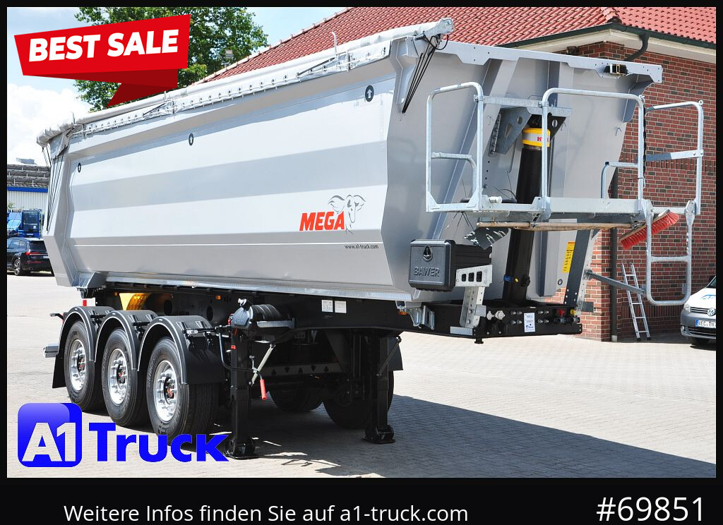 REISCH Mega 28m³ Lift Stahl SAF Hardox - Poluprikolica istovarivača: slika 1 REISCH Mega 28m³ Lift Stahl SAF Hardox - Poluprikolica istovarivača: slika 1