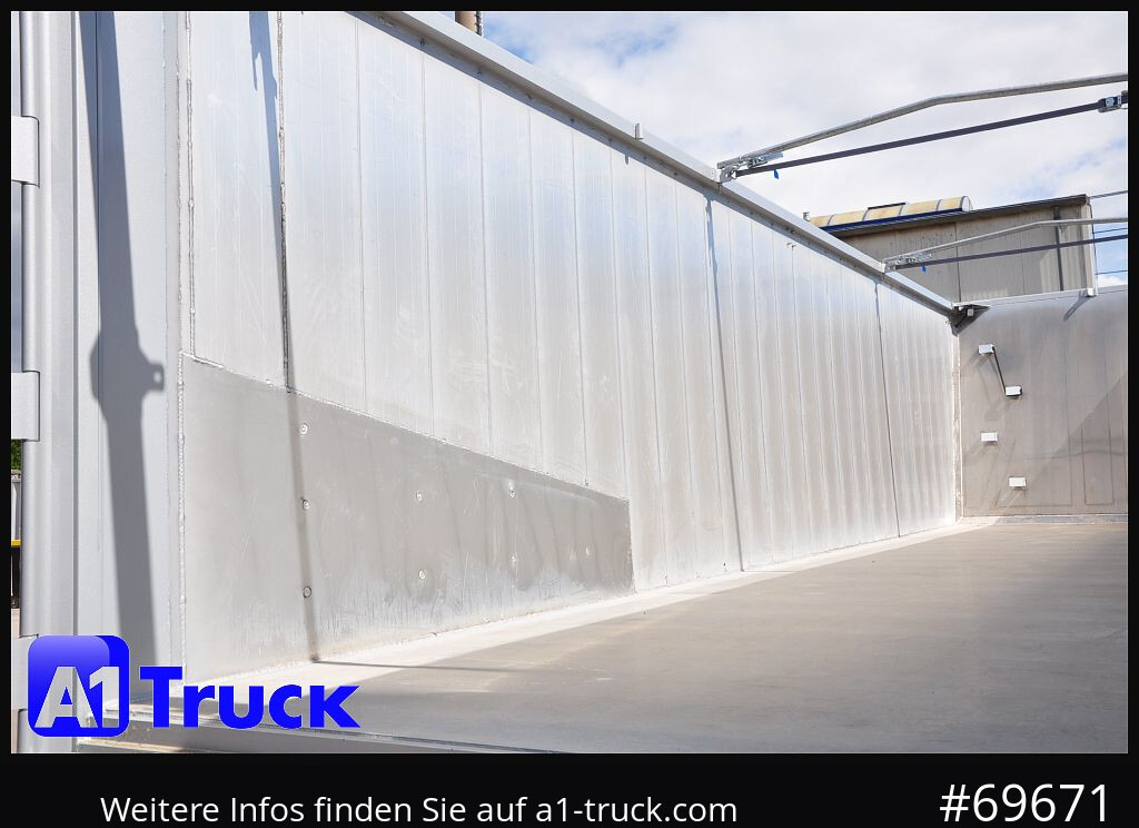 REISCH RHKS, Alu-Kippmulde 52m³, Kombitüren, Alufelgen, Liftachse, - Poluprikolica istovarivača: slika 2 REISCH RHKS, Alu-Kippmulde 52m³, Kombitüren, Alufelgen, Liftachse, - Poluprikolica istovarivača: slika 2