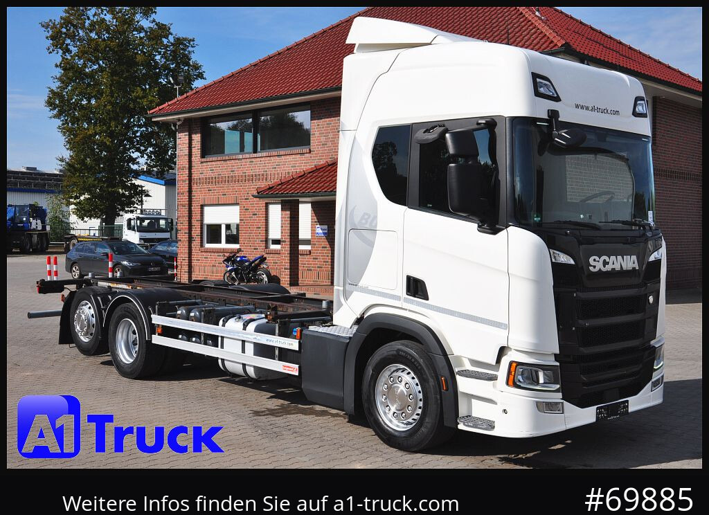 SCANIA R 450, Midi 7,82, Lenkachse, 1 Vorbesitzer - Kamion za prevoz kontejnera/ Kamion sa promenjivim sandukom: slika 1 SCANIA R 450, Midi 7,82, Lenkachse, 1 Vorbesitzer - Kamion za prevoz kontejnera/ Kamion sa promenjivim sandukom: slika 1