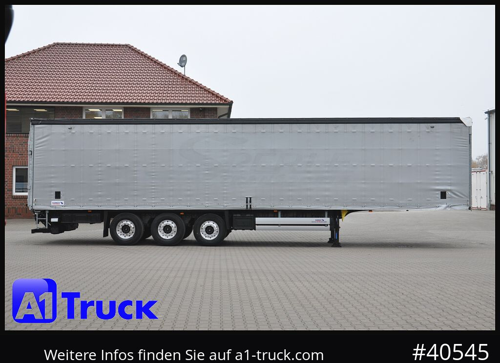 Poluprikolica sa ceradom SCHMITZ S01, SPeed Curtain, Getränke VDI 2700, Ladebordwand: slika 8
