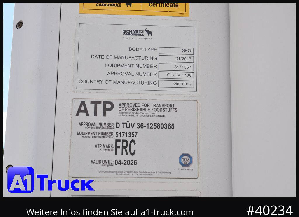 SCHMITZ SKO 24 FP 45 Carrier Vector, Doppelstock, - Poluprikolica hladnjače: slika 2 SCHMITZ SKO 24 FP 45 Carrier Vector, Doppelstock, - Poluprikolica hladnjače: slika 2