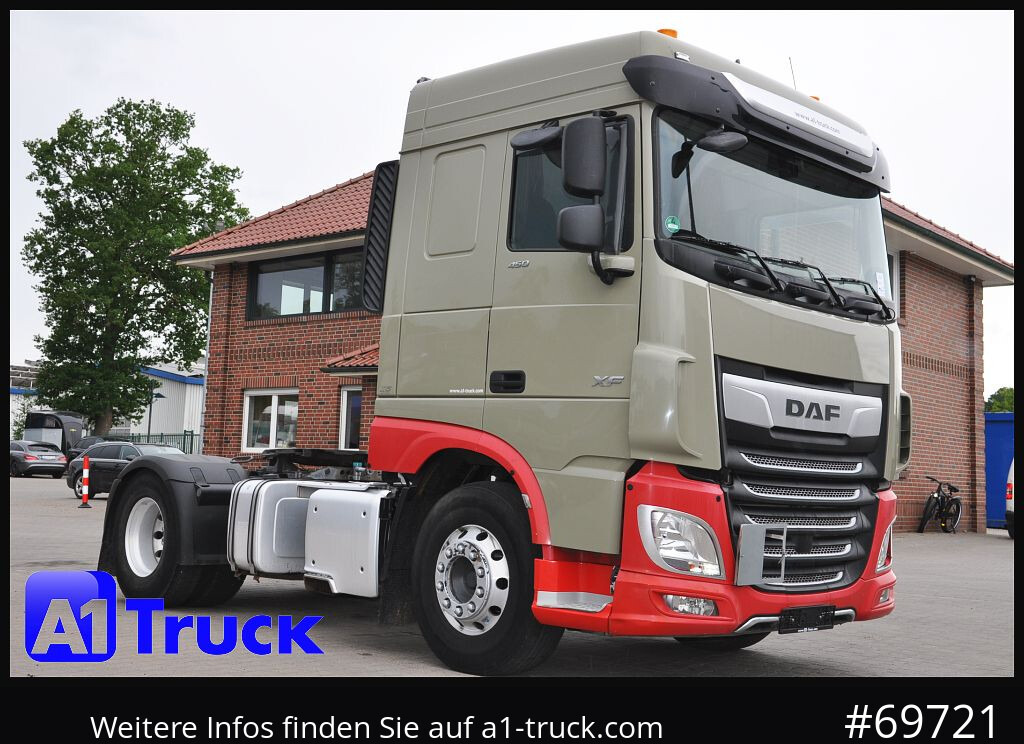 DAF XF 450 FT, Standklima, Hydraulik, - Tegljač: slika 1 DAF XF 450 FT, Standklima, Hydraulik, - Tegljač: slika 1