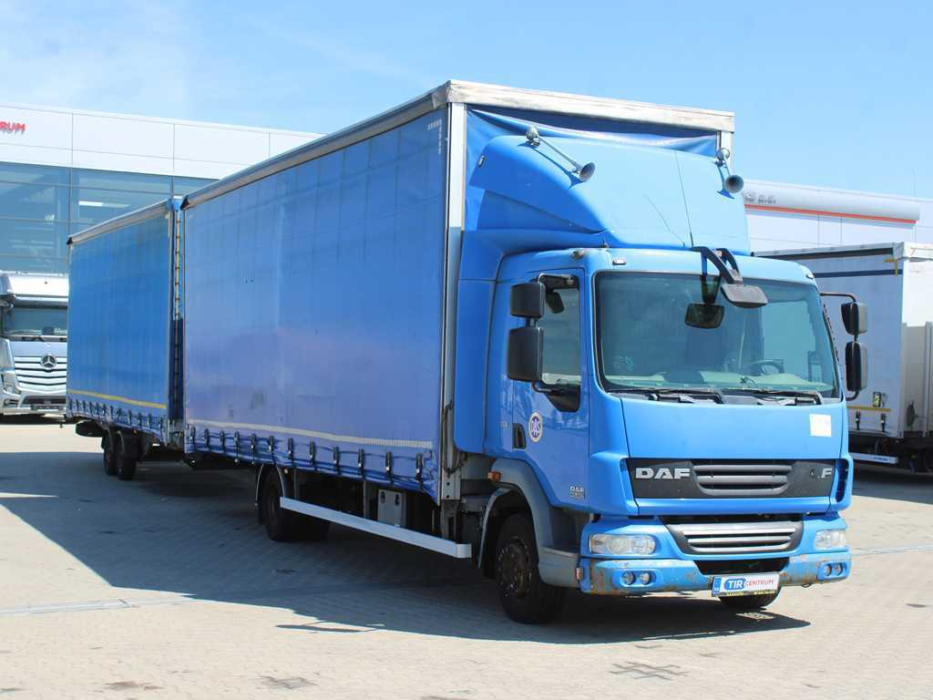 DAF FA LF 45, EURO 5, TYRES 80% + AGADOS TRAILER - Kamion sa ceradom: slika 3 DAF FA LF 45, EURO 5, TYRES 80% + AGADOS TRAILER - Kamion sa ceradom: slika 3