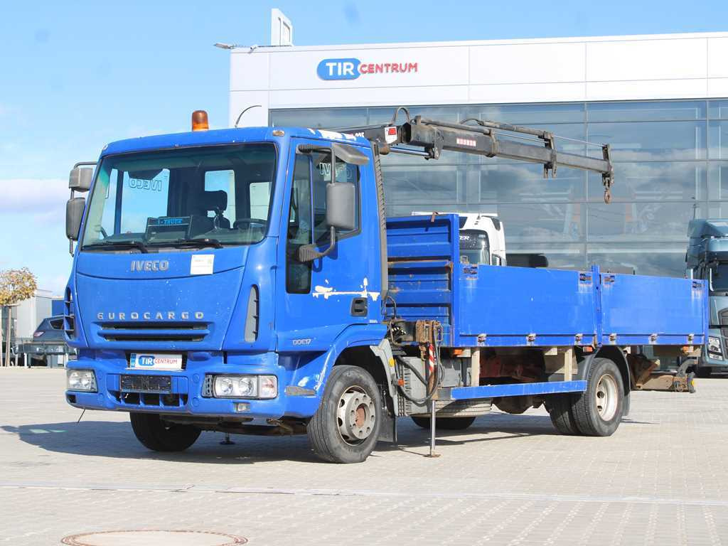 Iveco EUROCARGO 100E17, EURO 3, HYDRAULIC ARM HIAB 035-2 - Kamion sa tovarnim sandukom, Kamion sa dizalicom: slika 1 Iveco EUROCARGO 100E17, EURO 3, HYDRAULIC ARM HIAB 035-2 - Kamion sa tovarnim sandukom, Kamion sa dizalicom: slika 1