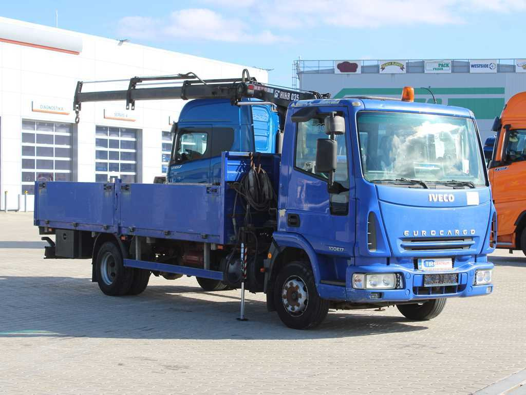 Iveco EUROCARGO 100E17, EURO 3, HYDRAULIC ARM HIAB 035-2 - Kamion sa tovarnim sandukom, Kamion sa dizalicom: slika 3 Iveco EUROCARGO 100E17, EURO 3, HYDRAULIC ARM HIAB 035-2 - Kamion sa tovarnim sandukom, Kamion sa dizalicom: slika 3