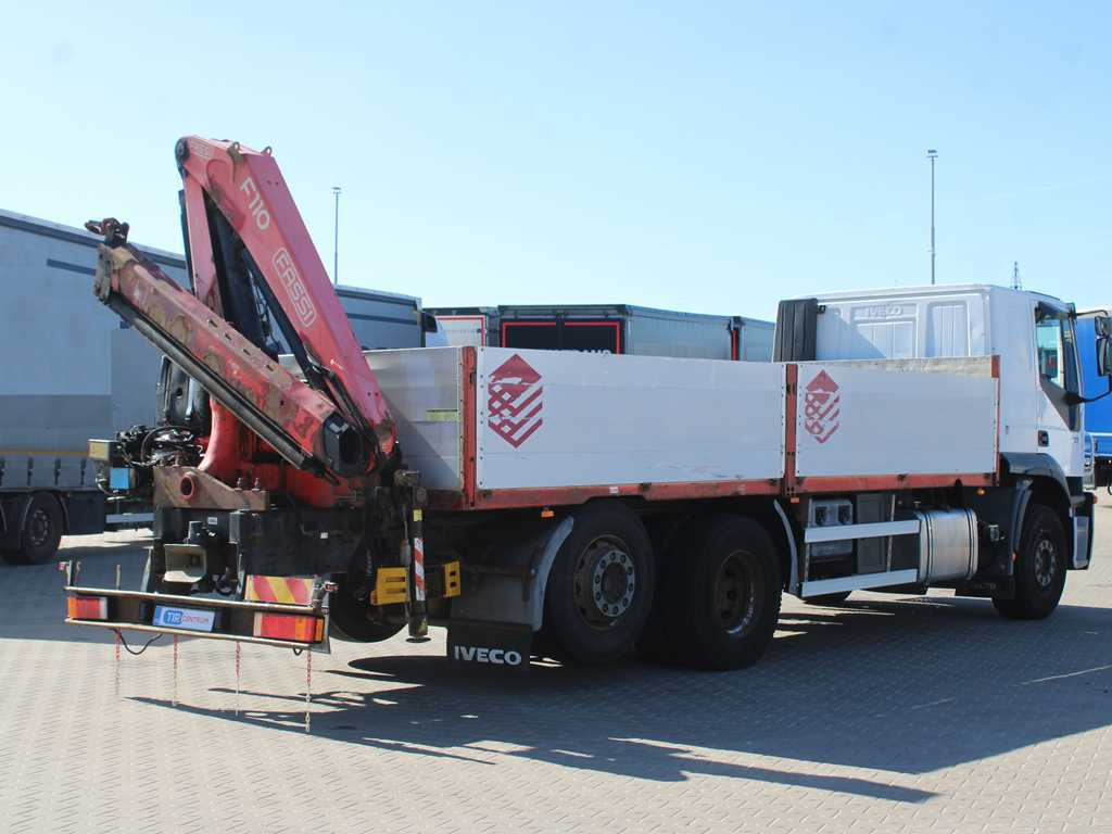 Iveco STRALIS 400, 6X2, EURO 3, HYDRAULIC ARM FASSI F110 - Kamion sa tovarnim sandukom, Kamion sa dizalicom: slika 4 Iveco STRALIS 400, 6X2, EURO 3, HYDRAULIC ARM FASSI F110 - Kamion sa tovarnim sandukom, Kamion sa dizalicom: slika 4