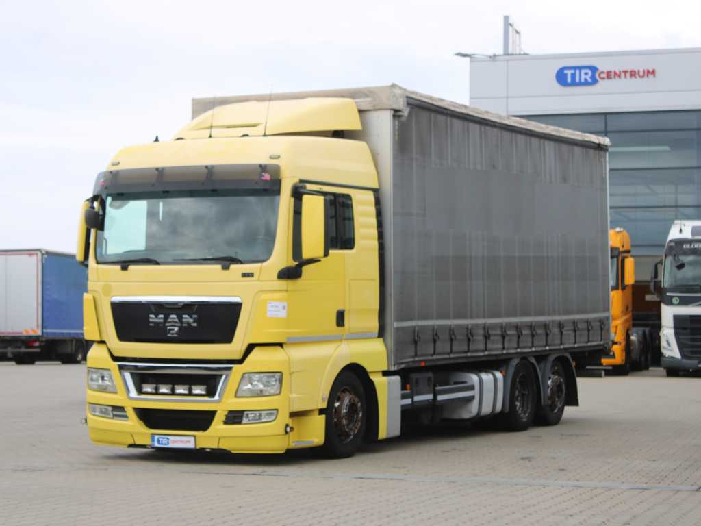 MAN TGX 24.440, EURO 5EEV, 6X2, AIR SUSPENSION - Kamion sa ceradom: slika 1 MAN TGX 24.440, EURO 5EEV, 6X2, AIR SUSPENSION - Kamion sa ceradom: slika 1