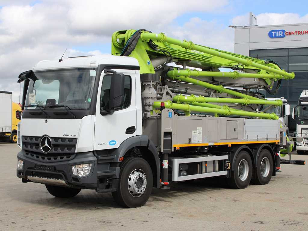Mercedes-Benz ACTROS 2840, 6X4, Car pump ZOOMLION ZL36X-5Z - Auto pumpa za beton: slika 1 Mercedes-Benz ACTROS 2840, 6X4, Car pump ZOOMLION ZL36X-5Z - Auto pumpa za beton: slika 1
