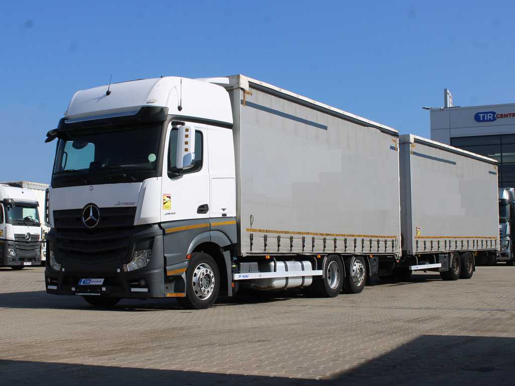 Mercedes-Benz Actros 2542, EURO 6, 6X2, AIR SUSPENSION + PANAV TV018M - Kamion sa ceradom: slika 1 Mercedes-Benz Actros 2542, EURO 6, 6X2, AIR SUSPENSION + PANAV TV018M - Kamion sa ceradom: slika 1