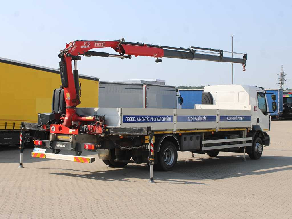 Renault D 250, EURO 6, SIDE, HYDRAULIC ARM FASSI F110 - Kamion sa tovarnim sandukom, Kamion sa dizalicom: slika 4 Renault D 250, EURO 6, SIDE, HYDRAULIC ARM FASSI F110 - Kamion sa tovarnim sandukom, Kamion sa dizalicom: slika 4