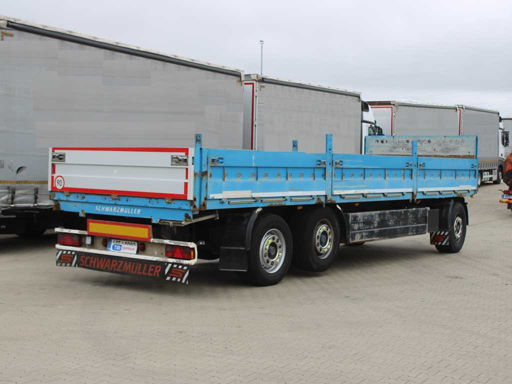 Schwarzmüller PA 3/E, LIFTING AXLE, SIDE PANEL - Plato prikolica: slika 4 Schwarzmüller PA 3/E, LIFTING AXLE, SIDE PANEL - Plato prikolica: slika 4