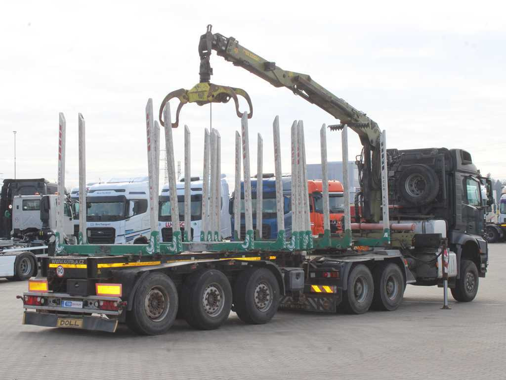 Mercedes-Benz Arocs 3351, 6x6, HYDRAULIC ARM LOGLIFT ET450, TIRES 80% + DOLL (2017) - Tegljač: slika 4 Mercedes-Benz Arocs 3351, 6x6, HYDRAULIC ARM LOGLIFT ET450, TIRES 80% + DOLL (2017) - Tegljač: slika 4