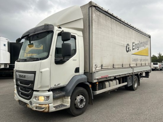 DAF LF 260 16 Tonner Plane mit LBW, Manuell, E6, - Kamion sa ceradom: slika 1 DAF LF 260 16 Tonner Plane mit LBW, Manuell, E6, - Kamion sa ceradom: slika 1