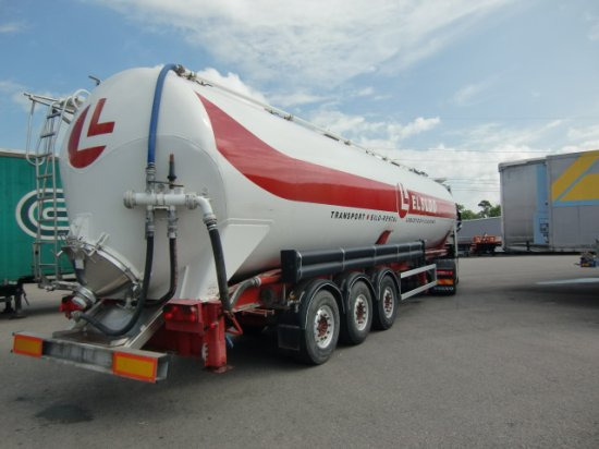 Feldbinder KIP 63.3 Siloauflieger, SAF-Achsen, Alu-Felgen, - Silo cisterna: slika 5 Feldbinder KIP 63.3 Siloauflieger, SAF-Achsen, Alu-Felgen, - Silo cisterna: slika 5