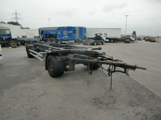 Krone Maxi Lafette BPW Achsen 3 Stück - Prikolica za prevoz kontejnera/ Prikolica sa promenjivim sandukom: slika 3 Krone Maxi Lafette BPW Achsen 3 Stück - Prikolica za prevoz kontejnera/ Prikolica sa promenjivim sandukom: slika 3