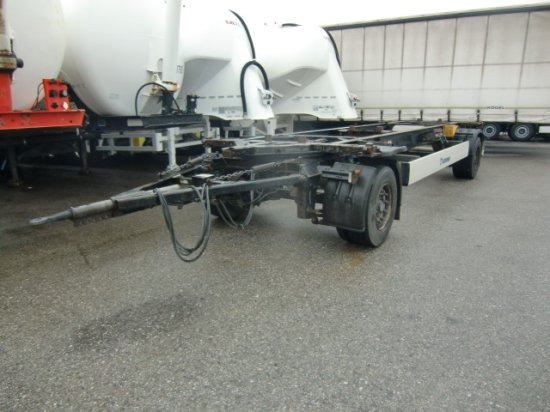 Prikolica za prevoz kontejnera/ Prikolica sa promenjivim sandukom Krone ,Maxi Lafette, BPW Achsen: slika 1