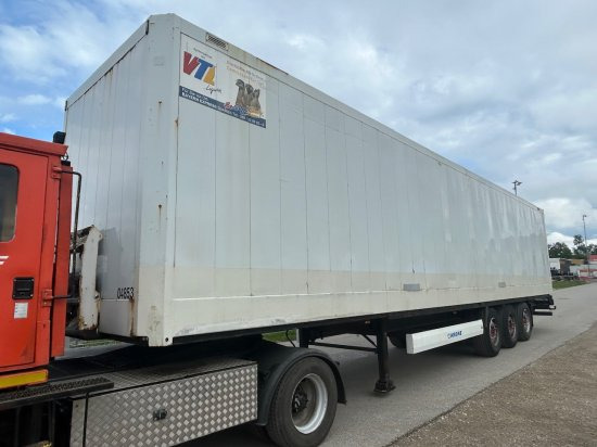 Krone SD-K Kofferauflieger, Liftachse, SAF - Poluprikolica sa zatvorenim sandukom: slika 1 Krone SD-K Kofferauflieger, Liftachse, SAF - Poluprikolica sa zatvorenim sandukom: slika 1