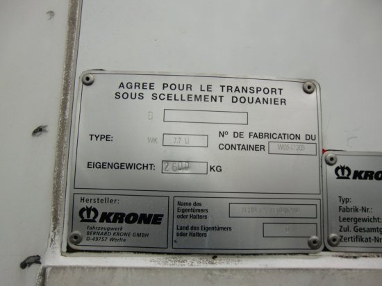 Građevinski kontejner Krone Wechselpritsche 7,30 Meter Koffer Spezialaufbau, mobiler Messestand: slika 9