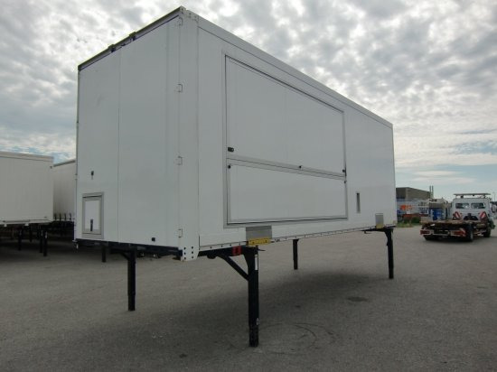 Krone Wechselpritsche 7,30 Meter Koffer Spezialaufbau, mobiler Messestand - Građevinski kontejner: slika 4 Krone Wechselpritsche 7,30 Meter Koffer Spezialaufbau, mobiler Messestand - Građevinski kontejner: slika 4