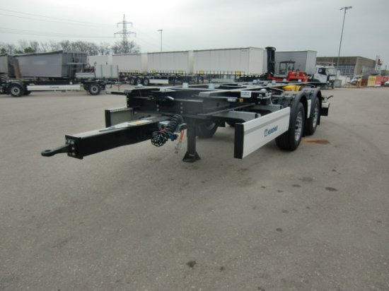 Krone ZZ/DC07 Tandem Lafette, Standard, BPW-Achsen, Heckabstützung - Prikolica za prevoz kontejnera/ Prikolica sa promenjivim sandukom: slika 3 Krone ZZ/DC07 Tandem Lafette, Standard, BPW-Achsen, Heckabstützung - Prikolica za prevoz kontejnera/ Prikolica sa promenjivim sandukom: slika 3