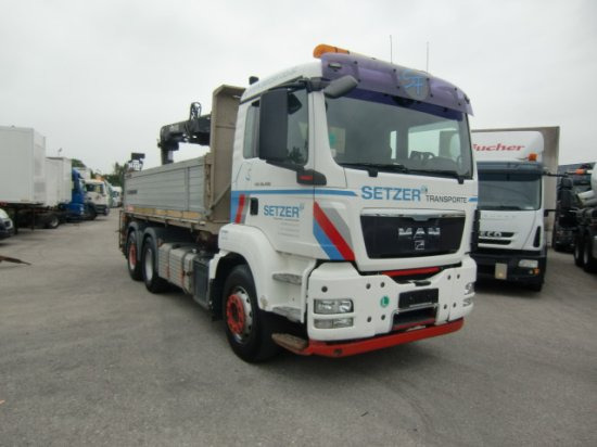 MAN TGS 26.400 3-Seitenkipper, 6x2-2 Lenkachse HIAB 144ES -3DUO - Istovarivač, Kamion sa dizalicom: slika 3 MAN TGS 26.400 3-Seitenkipper, 6x2-2 Lenkachse HIAB 144ES -3DUO - Istovarivač, Kamion sa dizalicom: slika 3