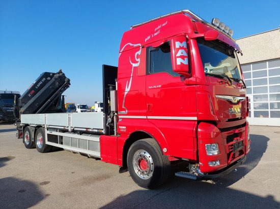MAN TGX 26.510 BL Pritsche, Intarder, HIAB X-HIPRO 558EP-5, Alu-Felgen, Lenkachse, - Kamion sa tovarnim sandukom, Kamion sa dizalicom: slika 3 MAN TGX 26.510 BL Pritsche, Intarder, HIAB X-HIPRO 558EP-5, Alu-Felgen, Lenkachse, - Kamion sa tovarnim sandukom, Kamion sa dizalicom: slika 3