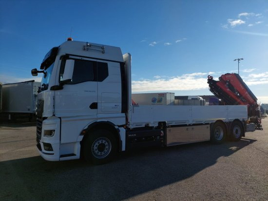 MAN TGX 26.510 LL Pritsche, Fassi F545RA.2.28XE, Containerverschlüsse, - Kamion sa tovarnim sandukom, Kamion sa dizalicom: slika 5 MAN TGX 26.510 LL Pritsche, Fassi F545RA.2.28XE, Containerverschlüsse, - Kamion sa tovarnim sandukom, Kamion sa dizalicom: slika 5