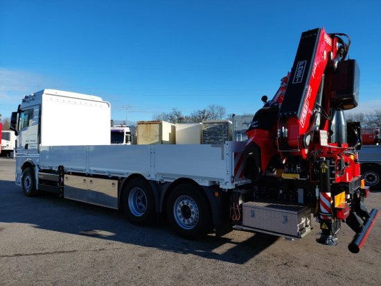 MAN TGX 26.510 LL Pritsche, Fassi F545RA.2.28XE, Containerverschlüsse, - Kamion sa tovarnim sandukom, Kamion sa dizalicom: slika 4 MAN TGX 26.510 LL Pritsche, Fassi F545RA.2.28XE, Containerverschlüsse, - Kamion sa tovarnim sandukom, Kamion sa dizalicom: slika 4