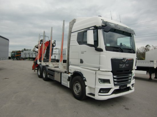 MAN TGX 33.580 BL 6x4, Intarder, Holztransporter, - Šticar, Kamion sa dizalicom: slika 3 MAN TGX 33.580 BL 6x4, Intarder, Holztransporter, - Šticar, Kamion sa dizalicom: slika 3