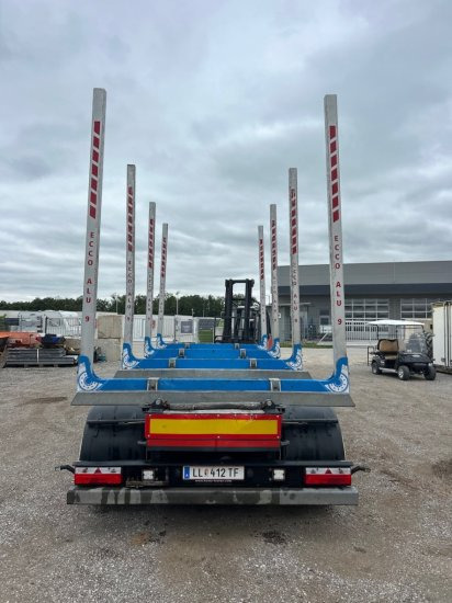 Schwarzmüller N-Serie 3-achs Holzanhänger 4 Rungenpaare - Prikolica šticarka: slika 3 Schwarzmüller N-Serie 3-achs Holzanhänger 4 Rungenpaare - Prikolica šticarka: slika 3