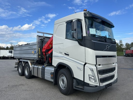 Volvo FH 500 3-Seiten Meiller Kipper mit Palfinger PK22002EH, Retarder, - Istovarivač: slika 3 Volvo FH 500 3-Seiten Meiller Kipper mit Palfinger PK22002EH, Retarder, - Istovarivač: slika 3