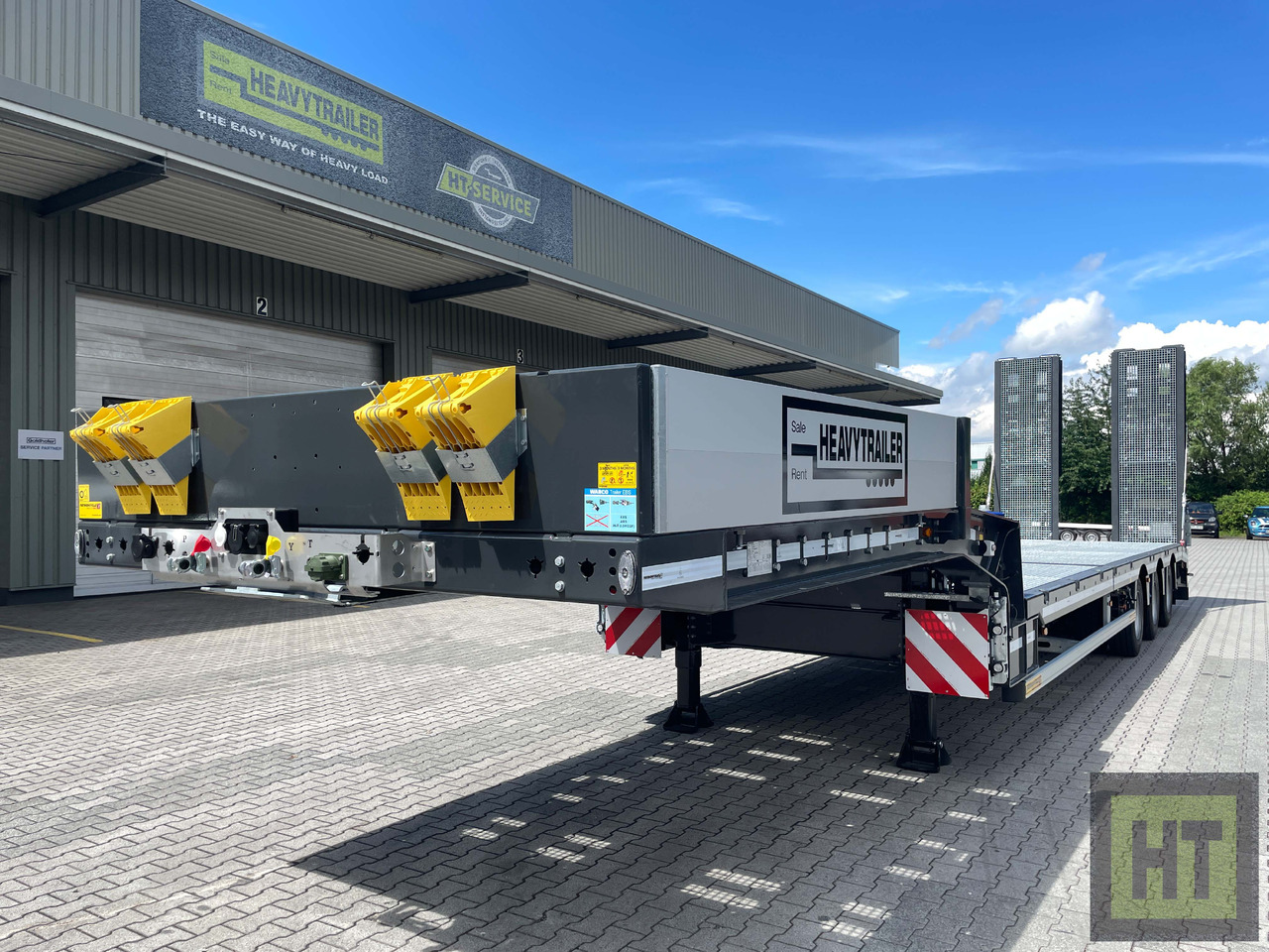 Faymonville 3-Achs-Semi-hydr.Ladeboden mit Rampen-Gitterrost - Niska poluprikolica za prevoz: slika 3 Faymonville 3-Achs-Semi-hydr.Ladeboden mit Rampen-Gitterrost - Niska poluprikolica za prevoz: slika 3