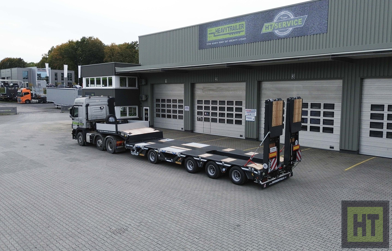 Faymonville 4-(1+3)-Achs-Tele-Semi-Radmulden-Rampen zg - Niska poluprikolica za prevoz: slika 1 Faymonville 4-(1+3)-Achs-Tele-Semi-Radmulden-Rampen zg - Niska poluprikolica za prevoz: slika 1