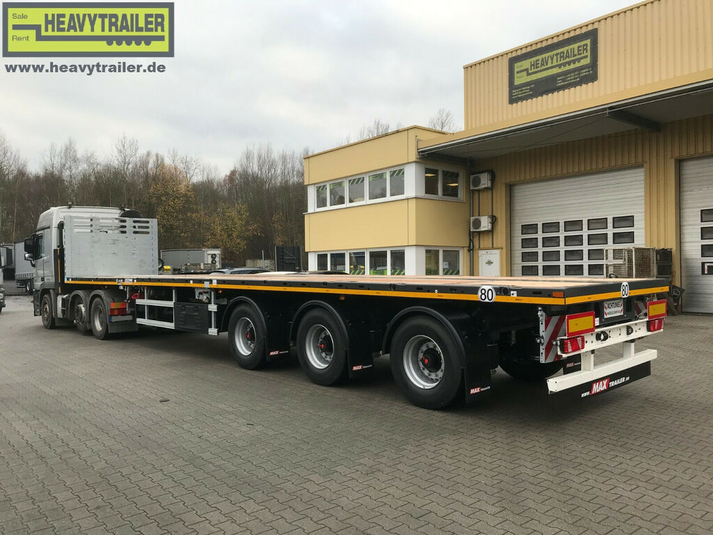 Faymonville MAX Trailer 3-Achs-Doppeltele-Plateau zwangsgel. - Plato poluprikolica: slika 1 Faymonville MAX Trailer 3-Achs-Doppeltele-Plateau zwangsgel. - Plato poluprikolica: slika 1