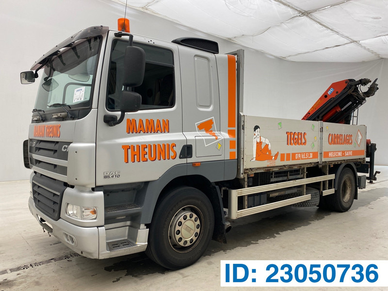 DAF CF85.410 - Kamion sa tovarnim sandukom, Kamion sa dizalicom: slika 1 DAF CF85.410 - Kamion sa tovarnim sandukom, Kamion sa dizalicom: slika 1